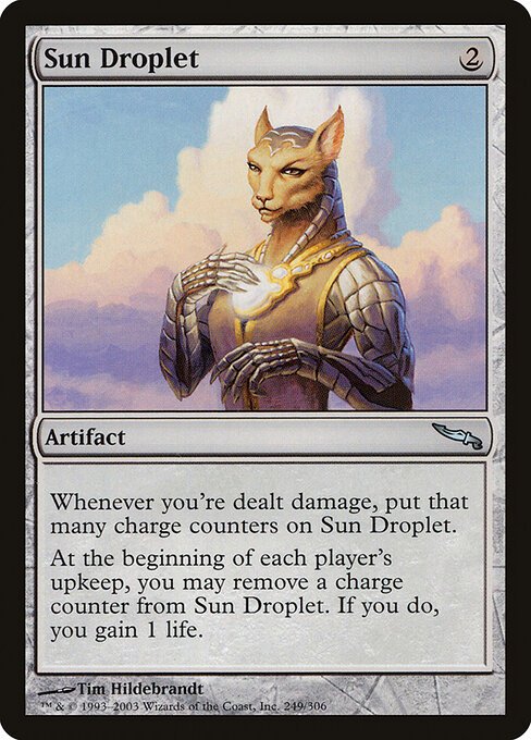 Sun Droplet card from MRD #249