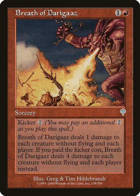 Breath of Darigaaz card from INV #138