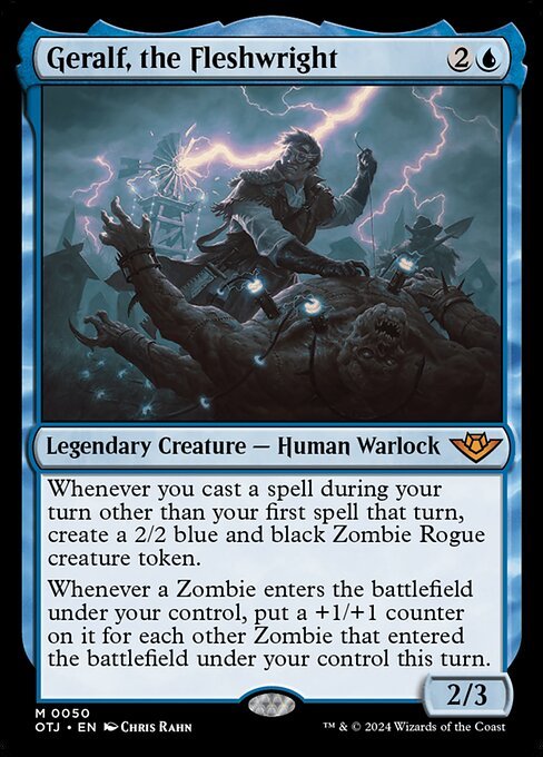 Geralf, the Fleshwright card from OTJ #50