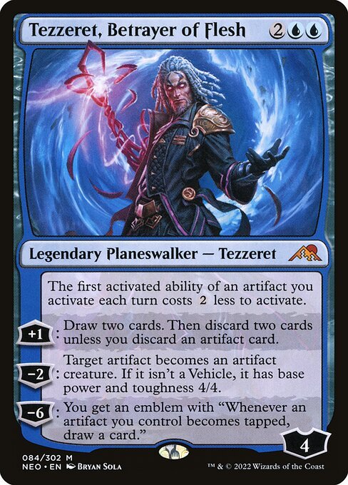 Tezzeret, Betrayer of Flesh card from NEO #84