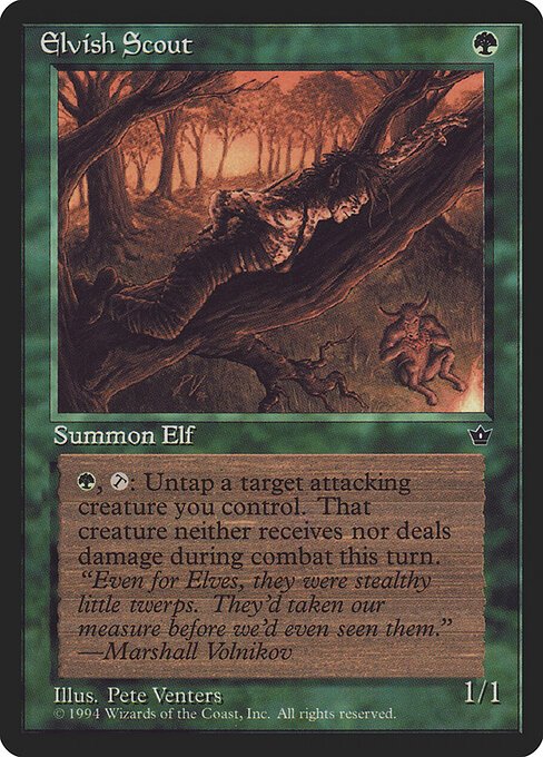 Elvish Scout card from FEM #product-18200