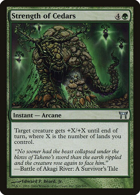 Strength of Cedars card from CHK #245