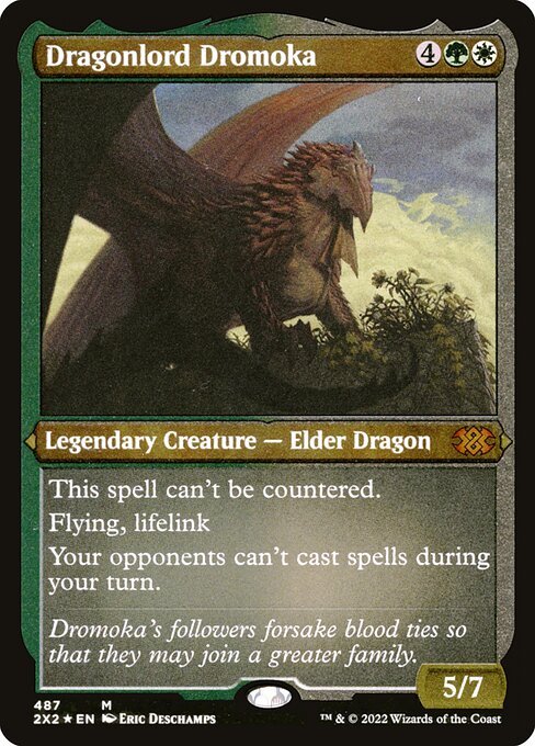 Dragonlord Dromoka card from 2X2 #487
