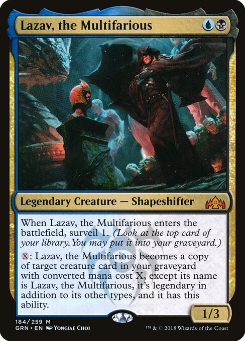 Lazav, the Multifarious card from GRN #184