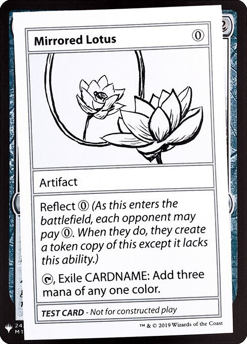 Mirrored Lotus card from CMB1 #107