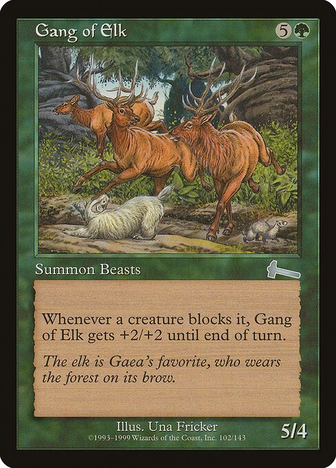 Gang of Elk card from ULG #102