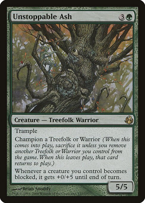 Unstoppable Ash card from MOR #137
