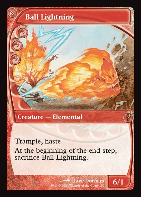 Ball Lightning card from MB2 #130