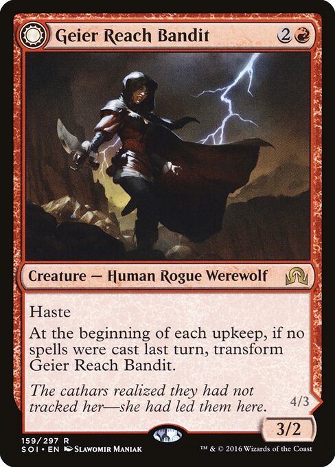Geier Reach Bandit card from SOI #159