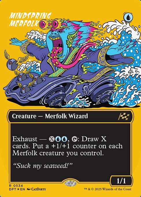 Mindspring Merfolk card from DFT #534