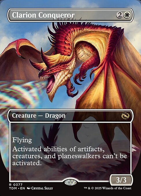 Clarion Conqueror card from TDM #377