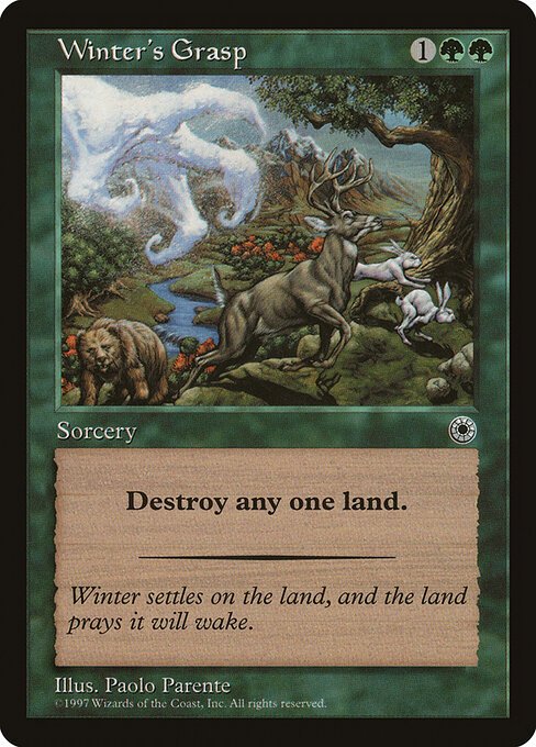 Winter's Grasp card from POR #product-823