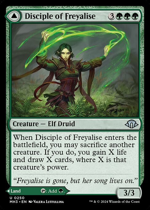 Disciple of Freyalise card from MH3 #250