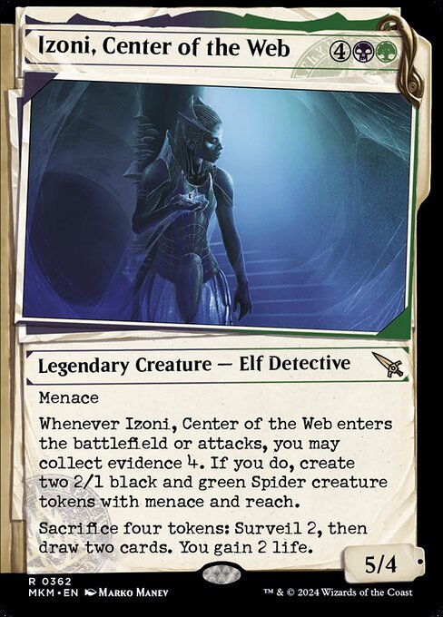 Izoni, Center of the Web card from MKM #362
