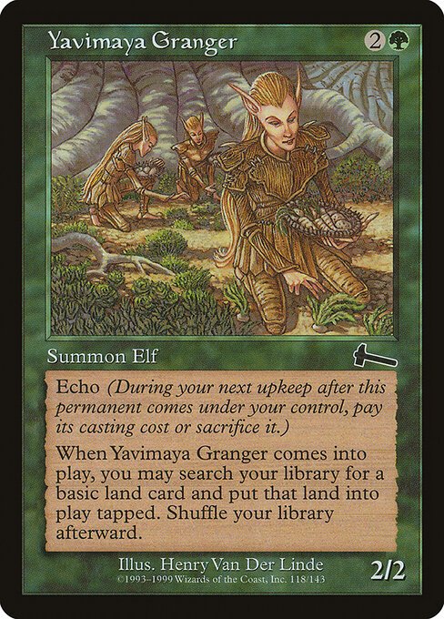 Yavimaya Granger card from ULG #118