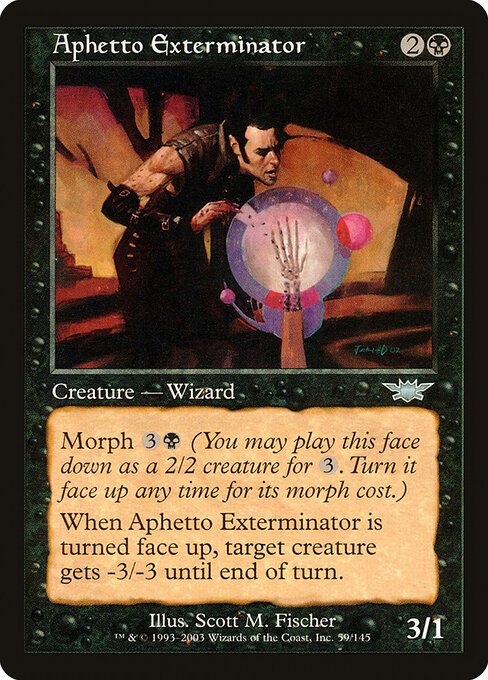 Aphetto Exterminator card from LGN #59