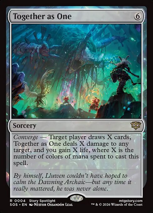 Together as One card from SOS #4