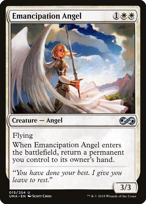 Emancipation Angel card from UMA #15