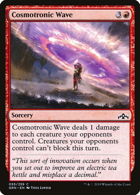 Cosmotronic Wave card from GRN #95