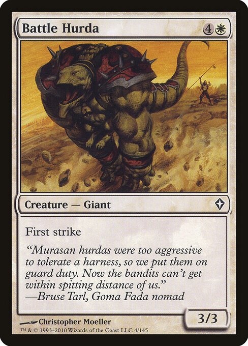 Battle Hurda card from WWK #4