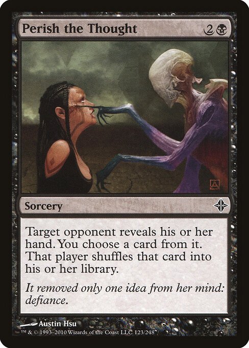 Perish the Thought card from ROE #123