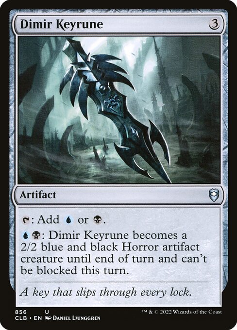Dimir Keyrune card from CLB #856