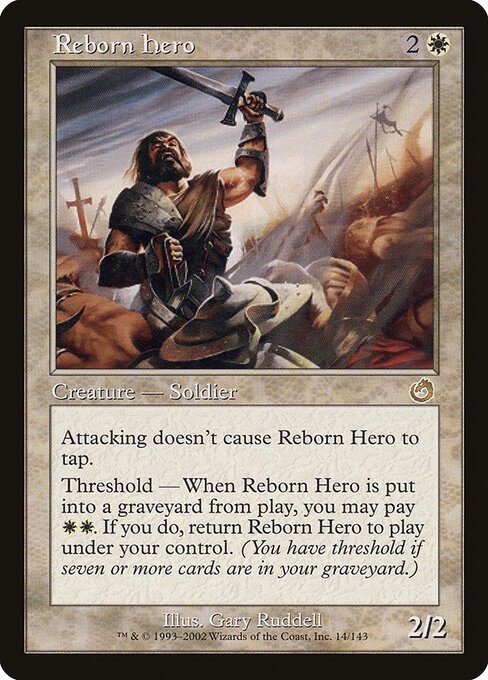 Reborn Hero card from TOR #14
