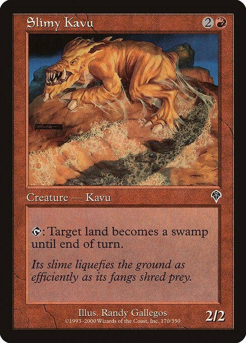 Slimy Kavu card from INV #170