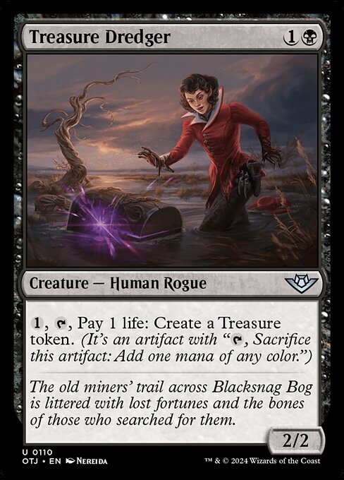 Treasure Dredger card from OTJ #110