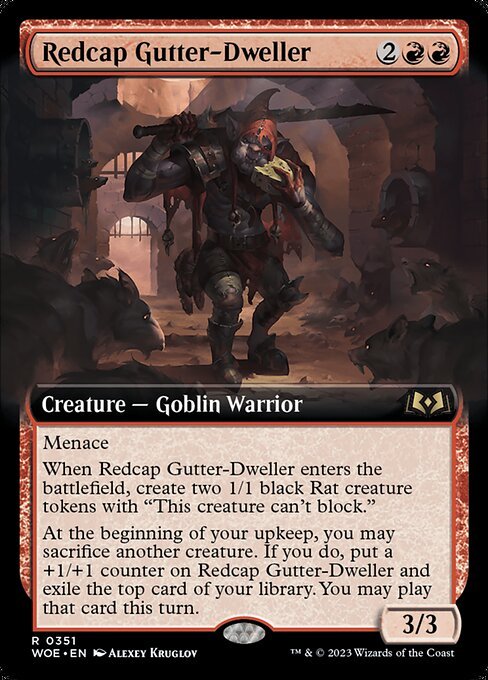 Redcap Gutter-Dweller card from WOE #351