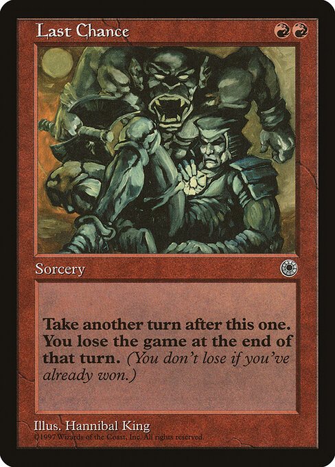 Last Chance card from POR #product-709