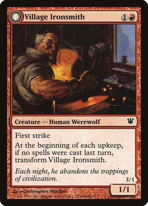 Village Ironsmith card from ISD #168