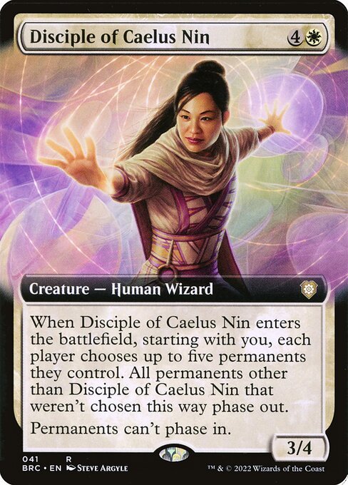 Disciple of Caelus Nin card from BRC #41