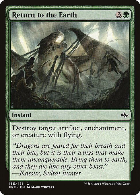 Return to the Earth card from FRF #135