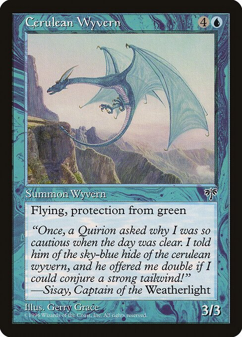 Cerulean Wyvern card from MIR #product-5002