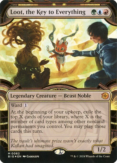 Loot, the Key to Everything card from BIG #62