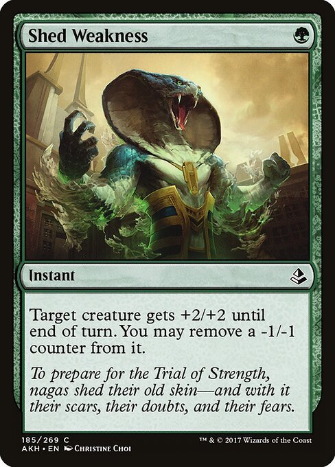 Shed Weakness card from AKH #185