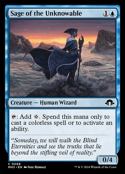 Sage of the Unknowable card from MH3 #68