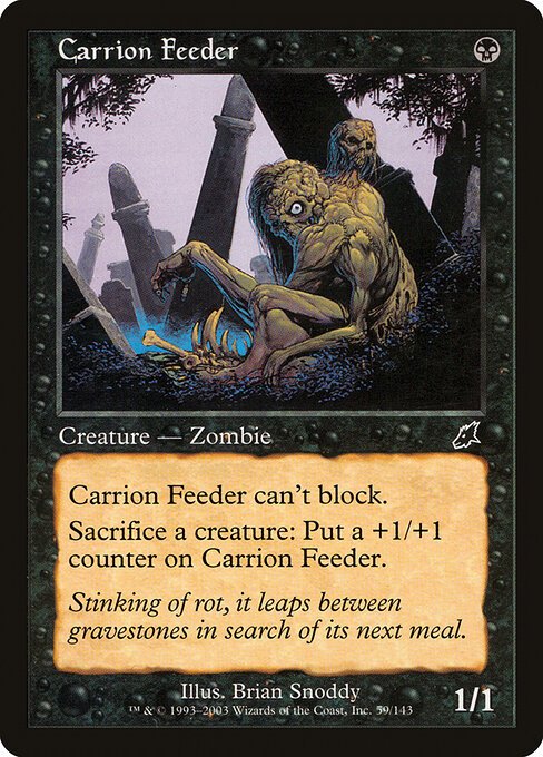 Carrion Feeder card from SCG #59
