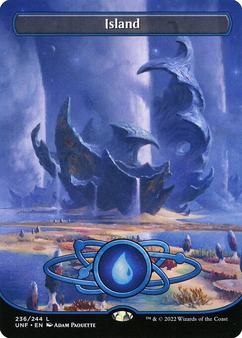 Island (236) (Borderless) card from UNF #236