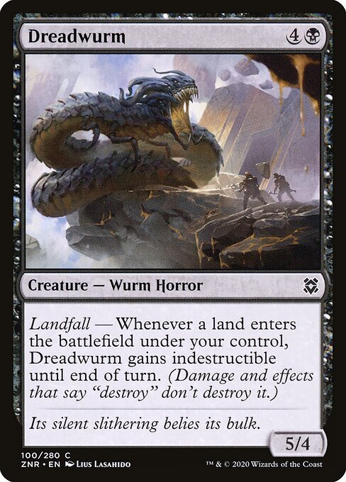 Dreadwurm card from ZNR #100