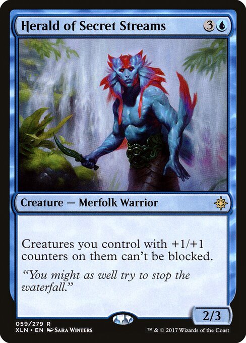 Herald of Secret Streams card from XLN #59