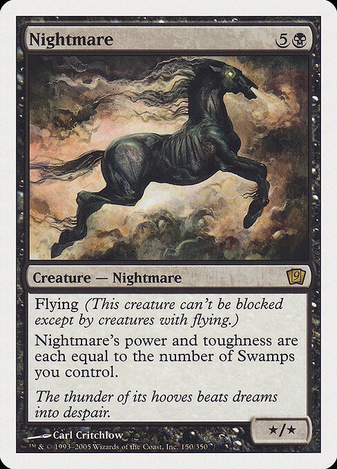 Nightmare card from 9ED #150