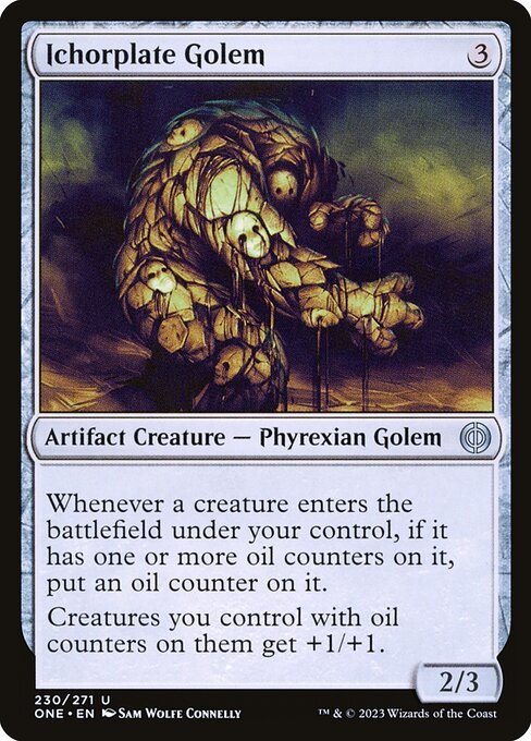 Ichorplate Golem card from ONE #230