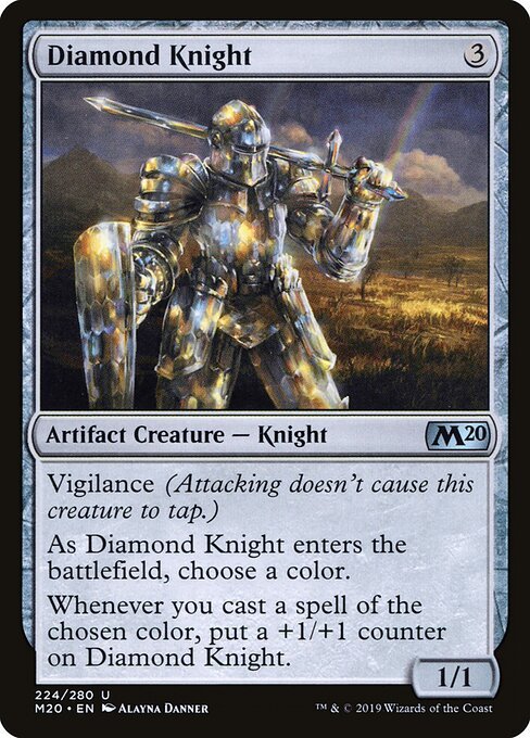 Diamond Knight card from M20 #224