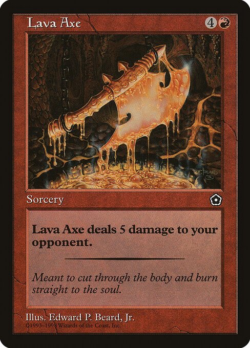 Lava Axe card from P02 #product-161