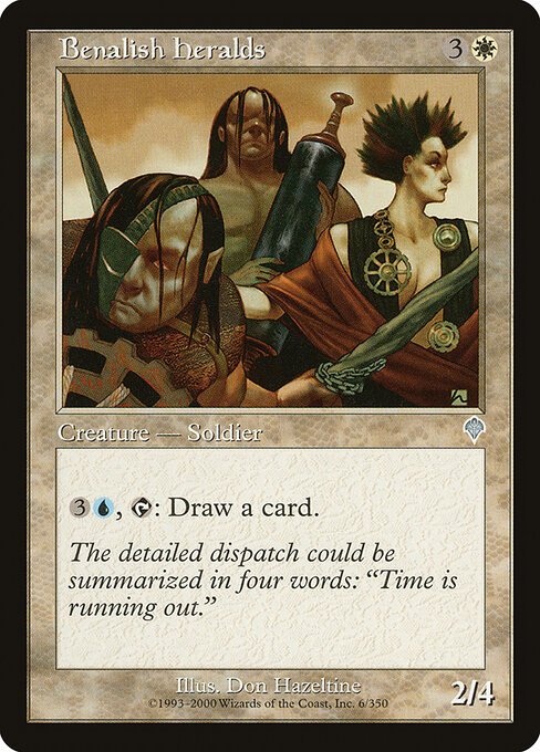 Benalish Heralds card from INV #6