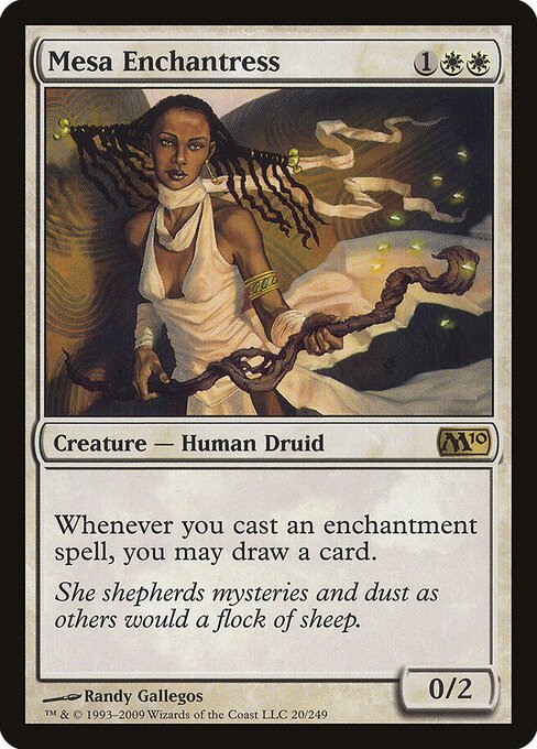 Mesa Enchantress card from M10 #20