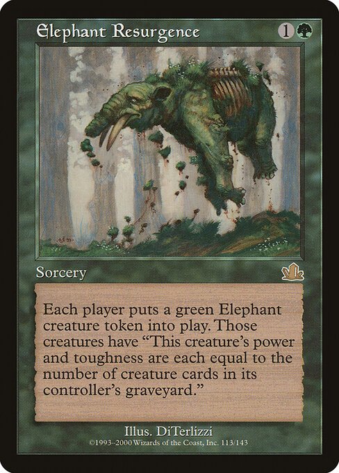 Elephant Resurgence card from PCY #113