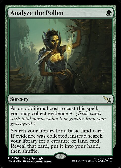 Analyze the Pollen card from MKM #150